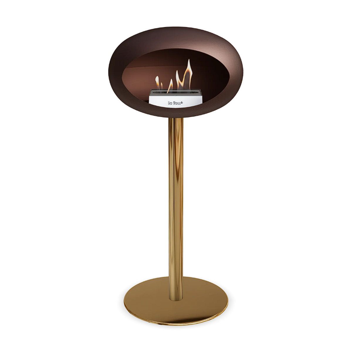 Le Feu Ground Steel High - Mocca - 60mm Pole Width