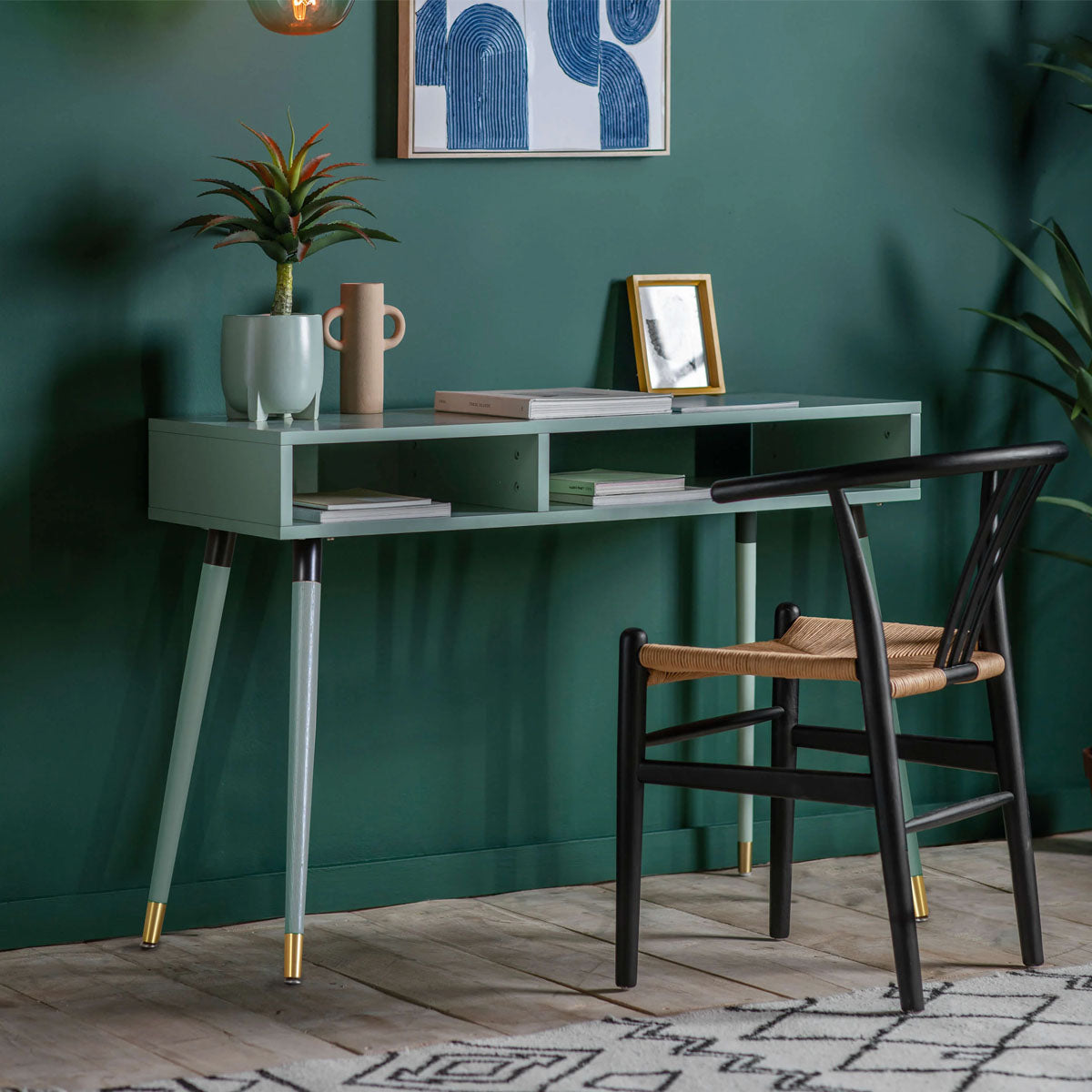 Gallery Direct Holbrook Console Table Mint 1100x450x770mm