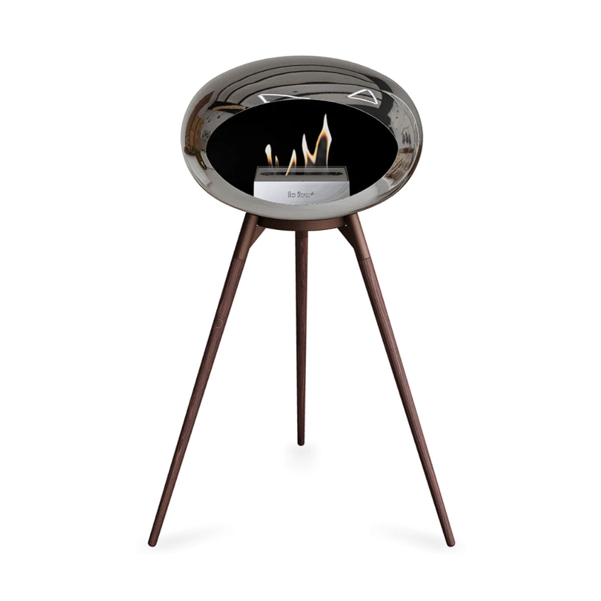 Le Feu Ground Wood High - Chromed Silver