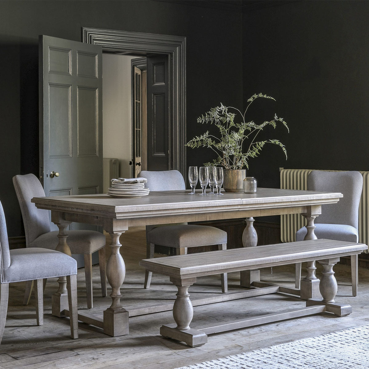 Gallery Direct Vancouver Dining Bench 1600x380x460mm