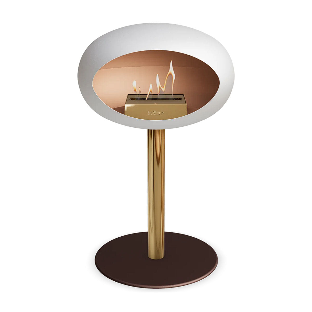 Le Feu Ground Steel Low - White - 60mm Pole Width