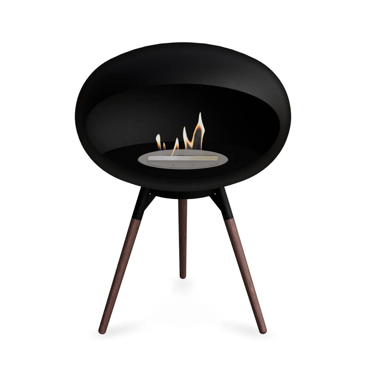 Le Feu Dome 625 - Black Ground Wood Low