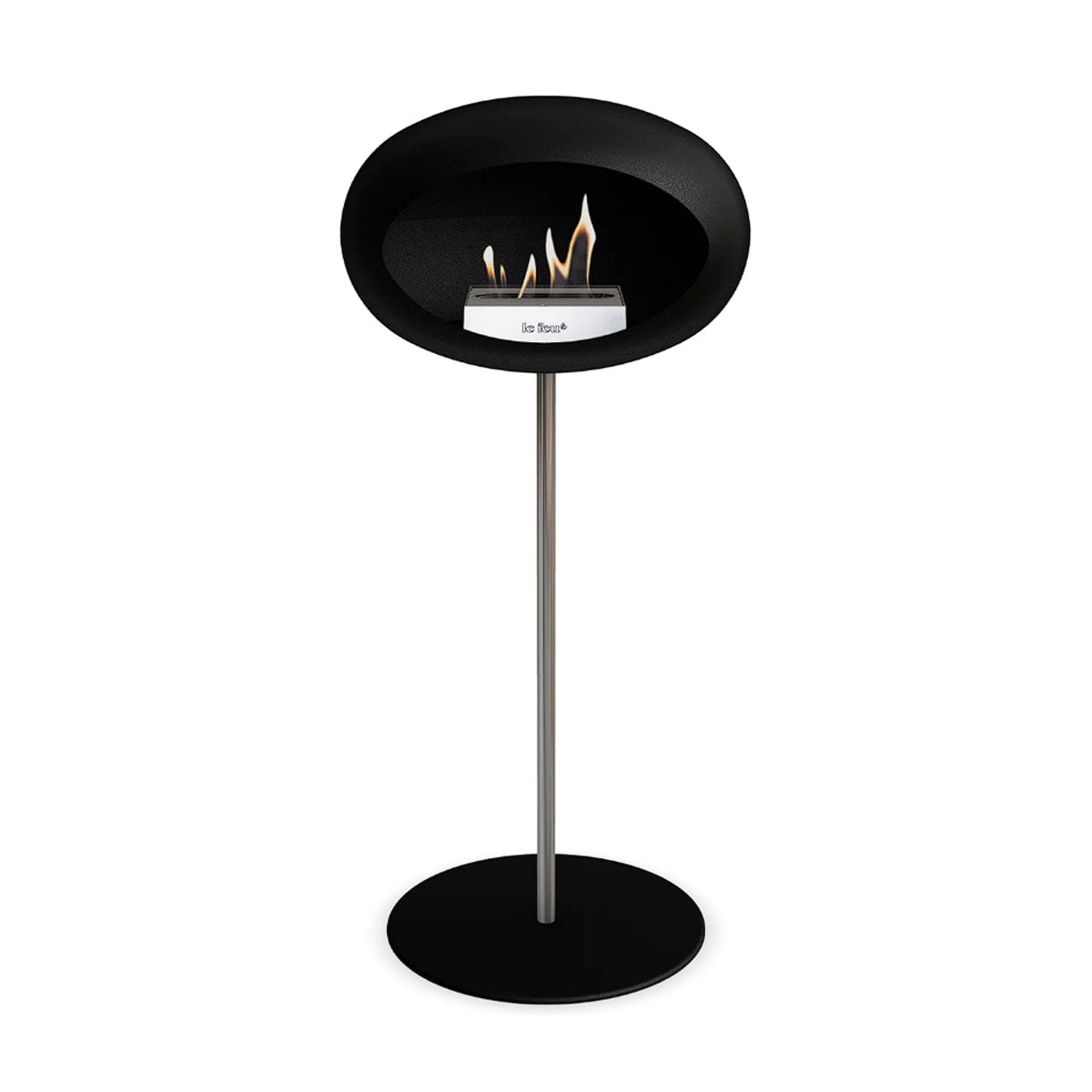 Le Feu Ground Steel High - Black - 25mm Pole Width