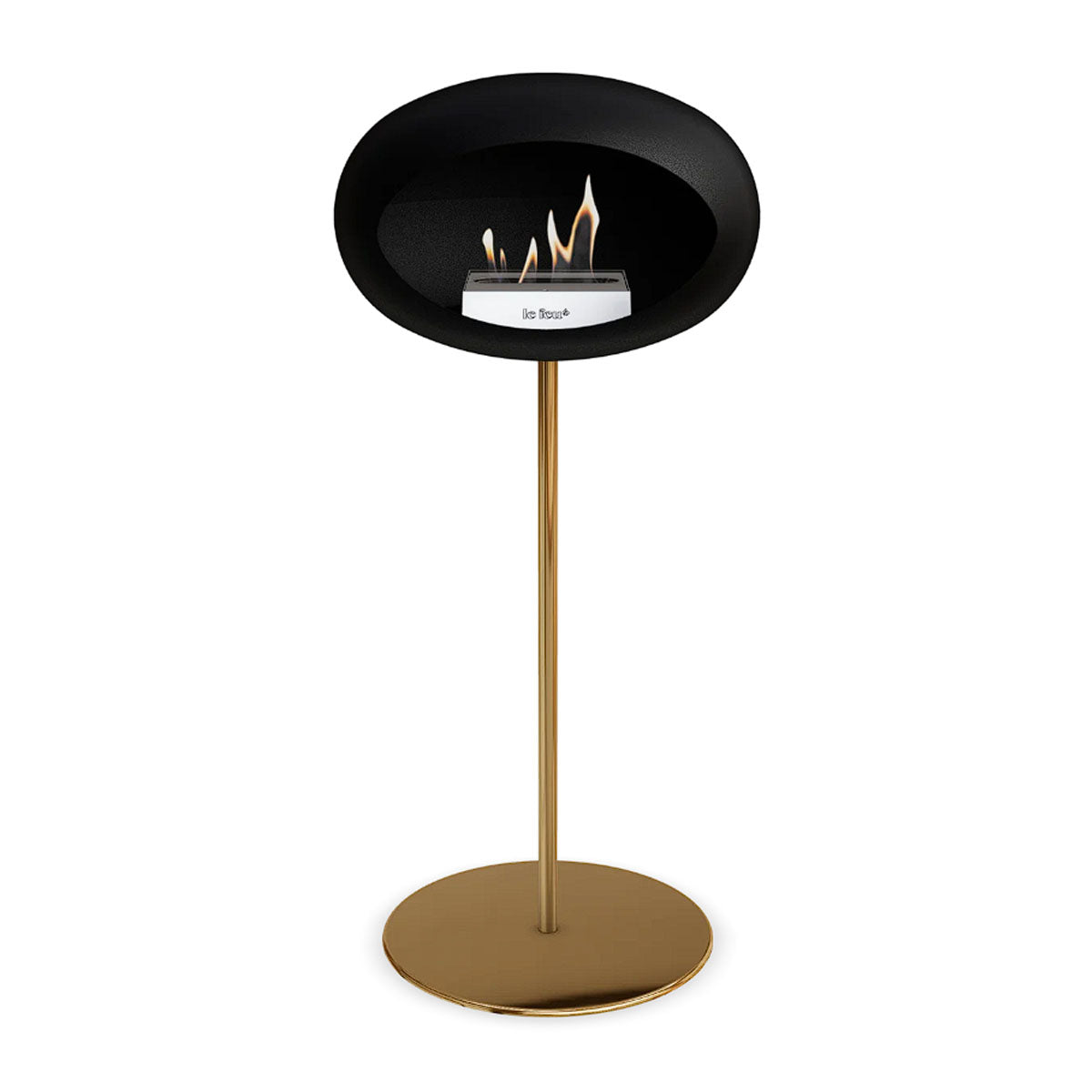 Le Feu Ground Steel High - Black - 25mm Pole Width