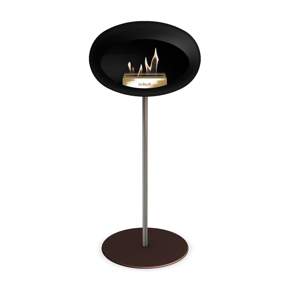 Le Feu Ground Steel High - Black - 25mm Pole Width