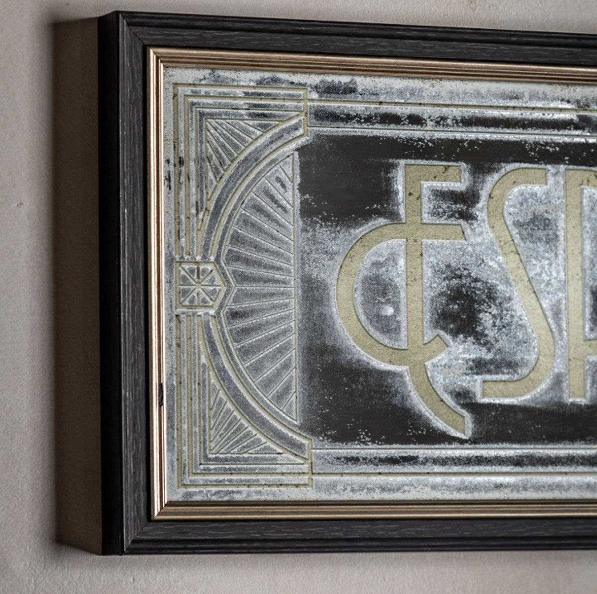 Gallery Direct Espresso Mirror 690x240mm