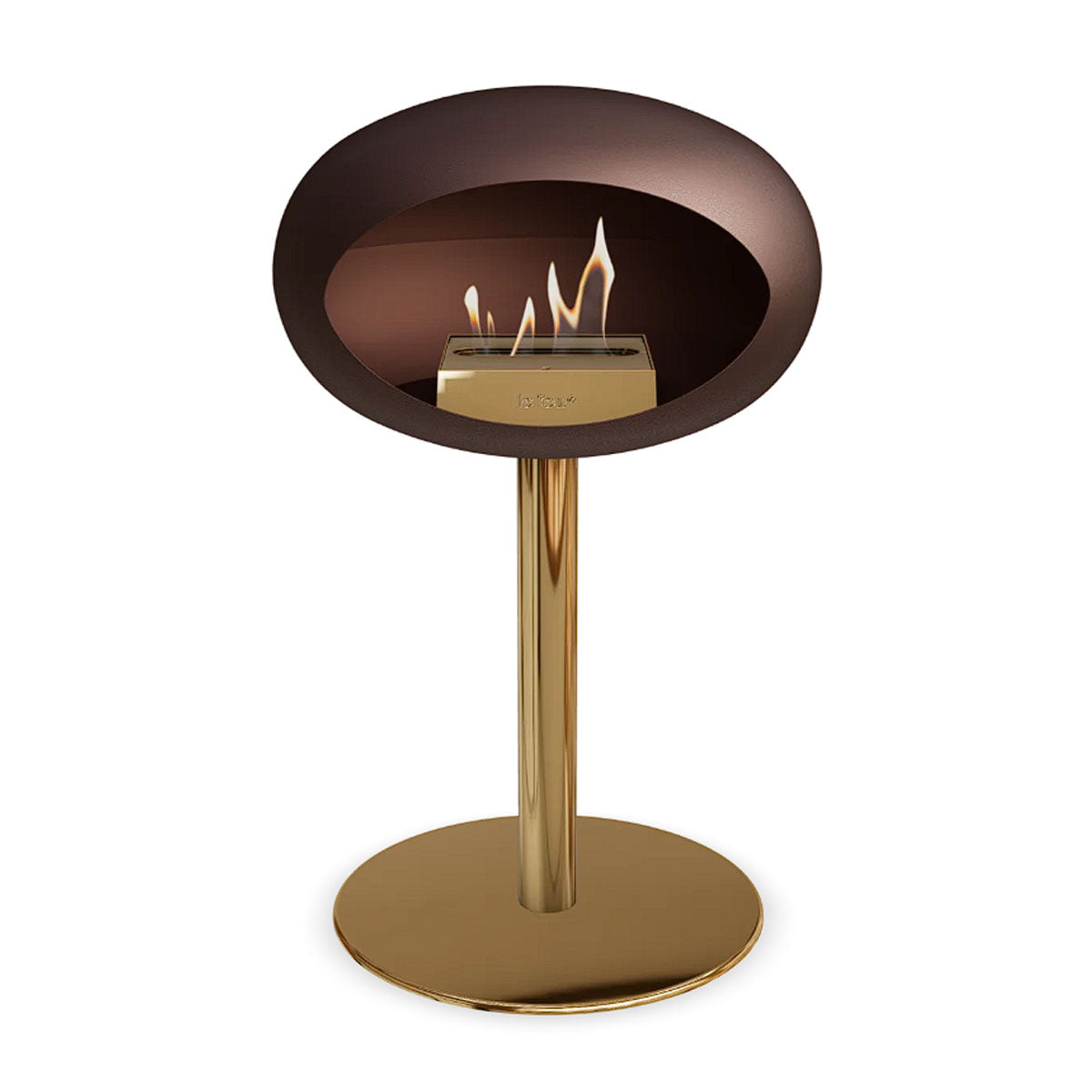 Le Feu Ground Steel Low - Mocca - 60mm Pole Width