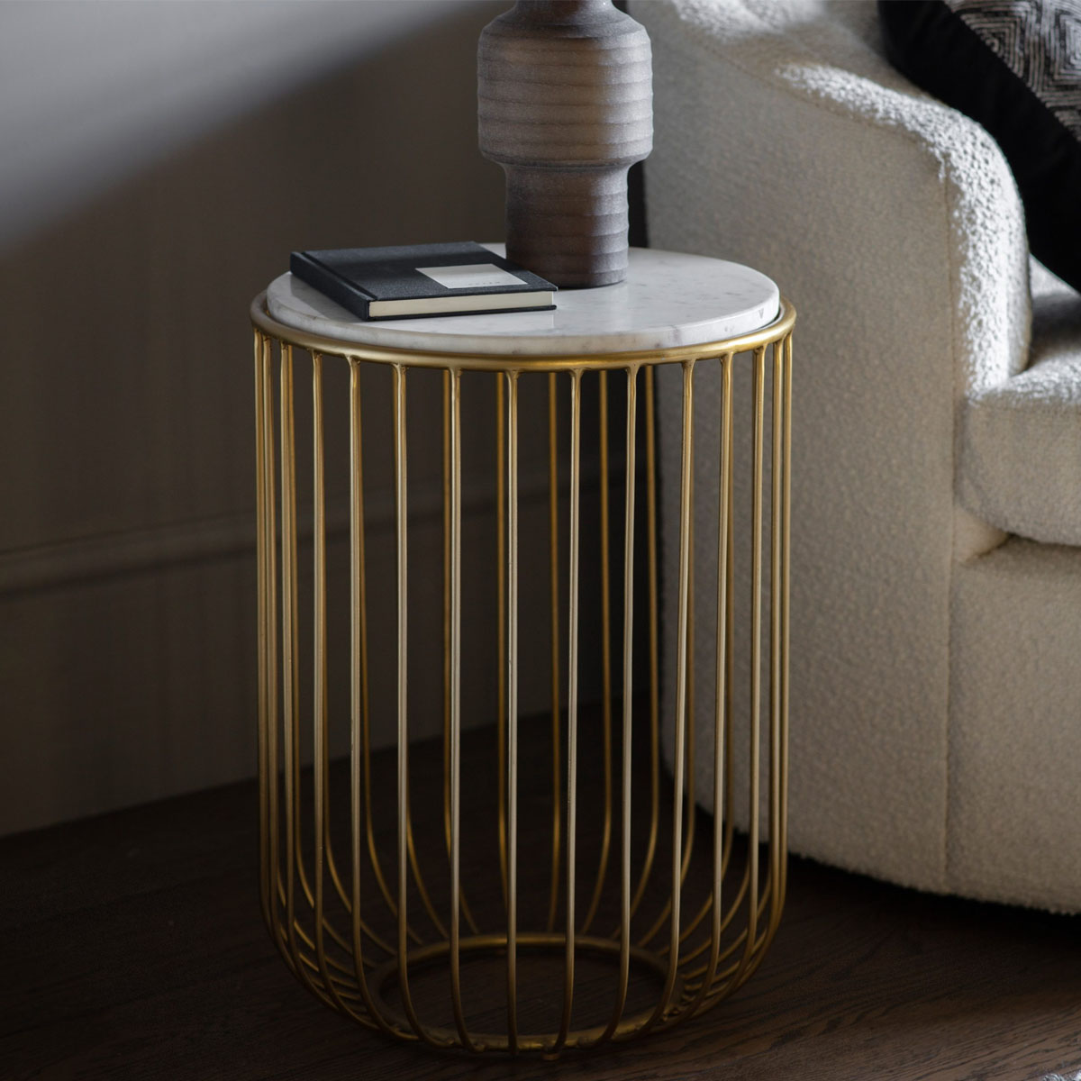 Gallery Direct Riley Side Table Gold