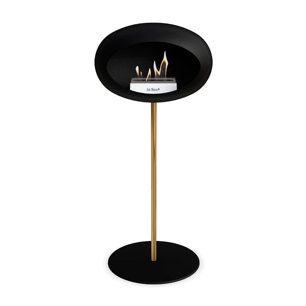 Le Feu Ground Steel High - Black - 25mm Pole Width