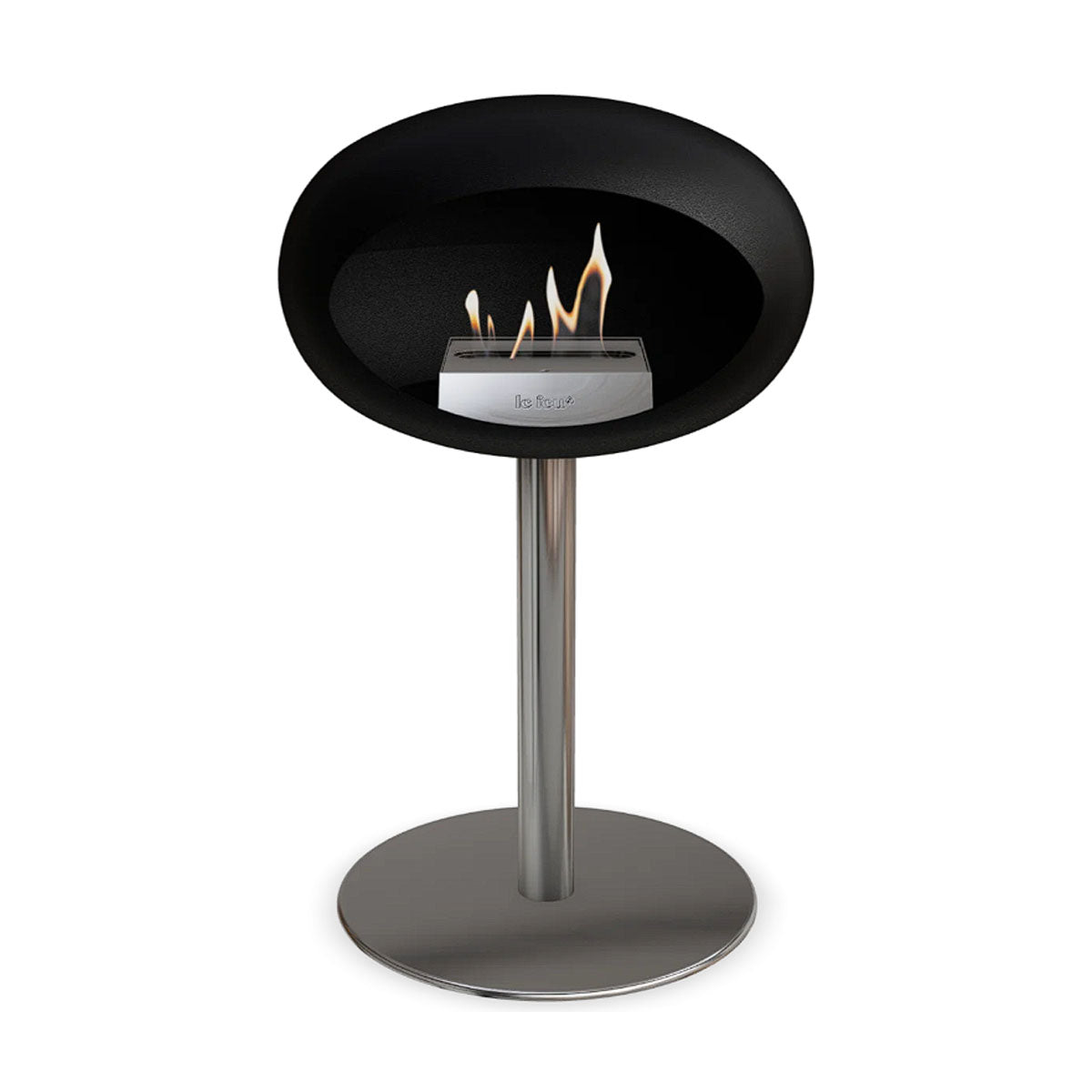 Le Feu Ground Steel Low - Black - 60mm Pole Width