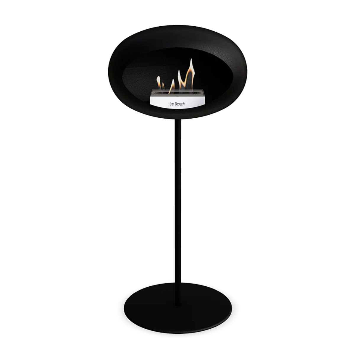 Le Feu Ground Steel High - Black - 25mm Pole Width