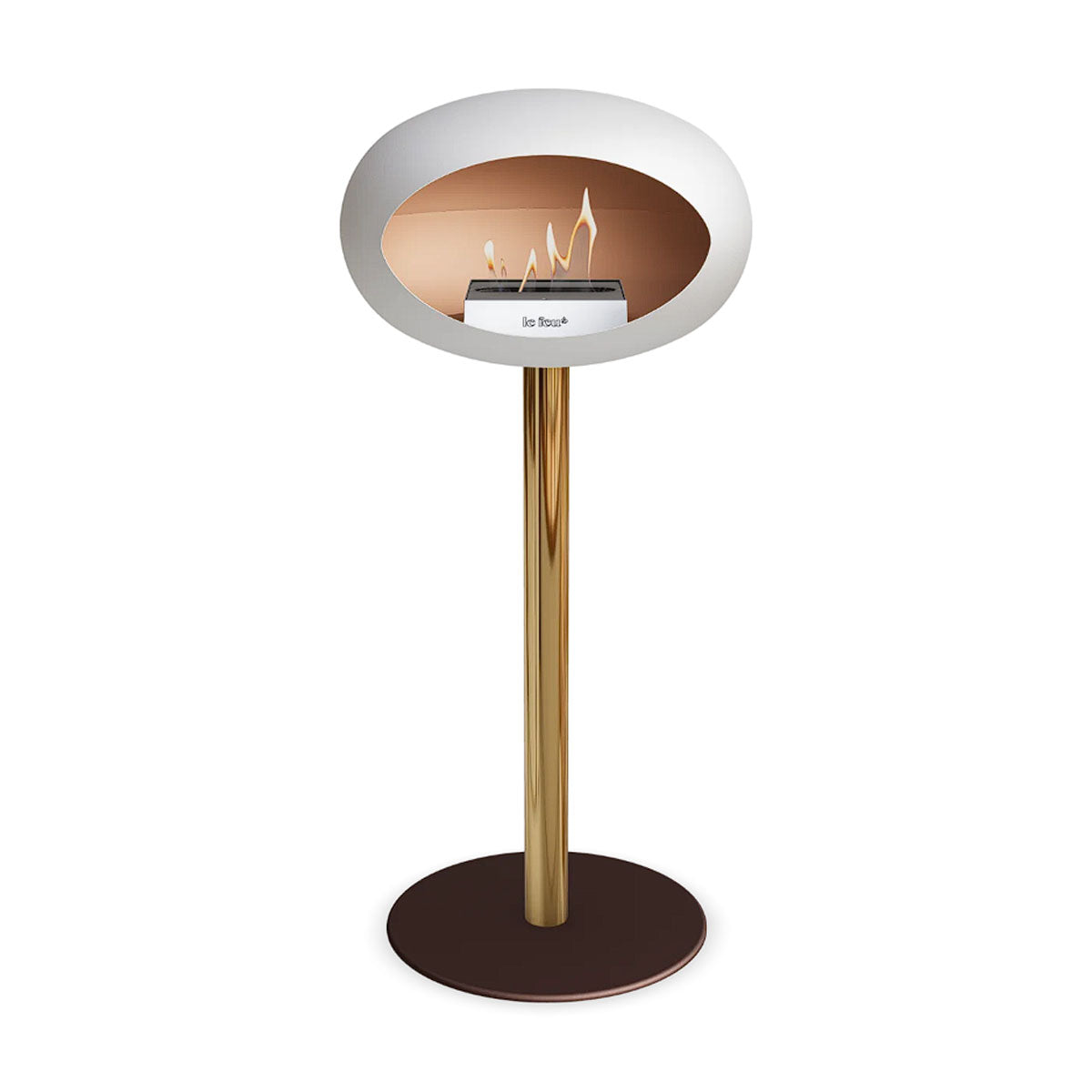 Le Feu Ground Steel High - White - 60mm Pole Width