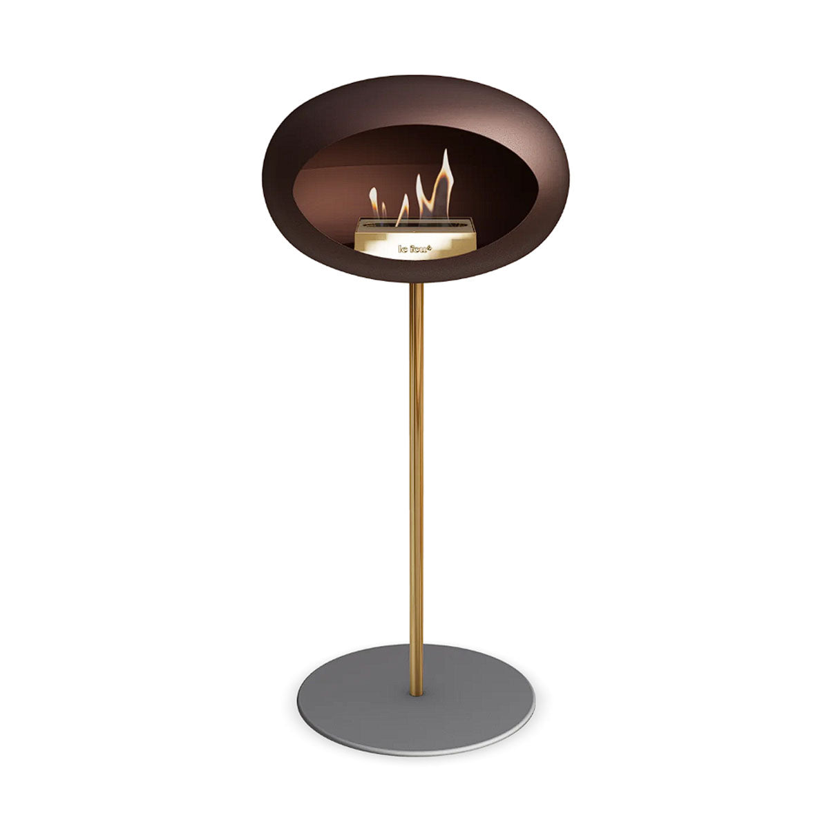 Le Feu Ground Steel High - Mocca - 25mm Pole Width