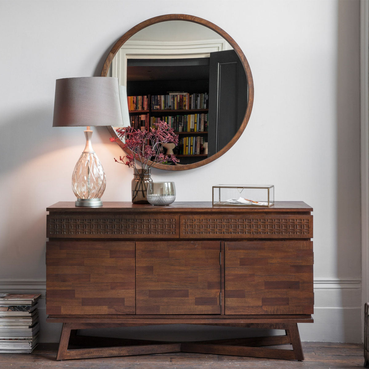 Gallery Direct Boho Retreat 3Dr/2Drwr Sideboard 1400x450x800mm