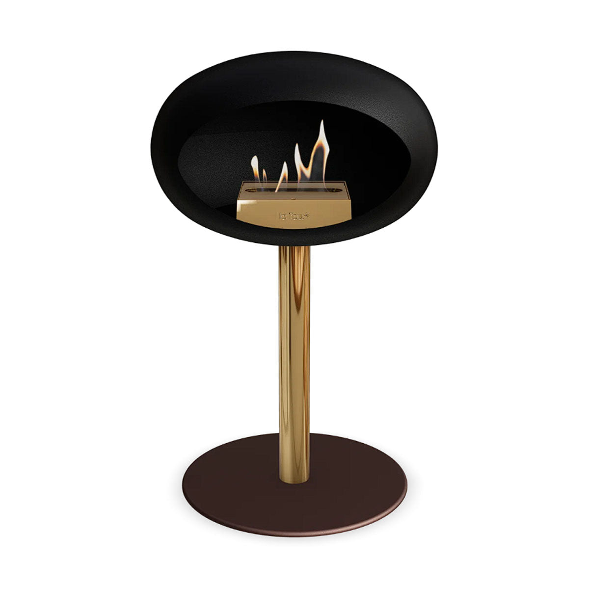 Le Feu Ground Steel Low - Black - 60mm Pole Width