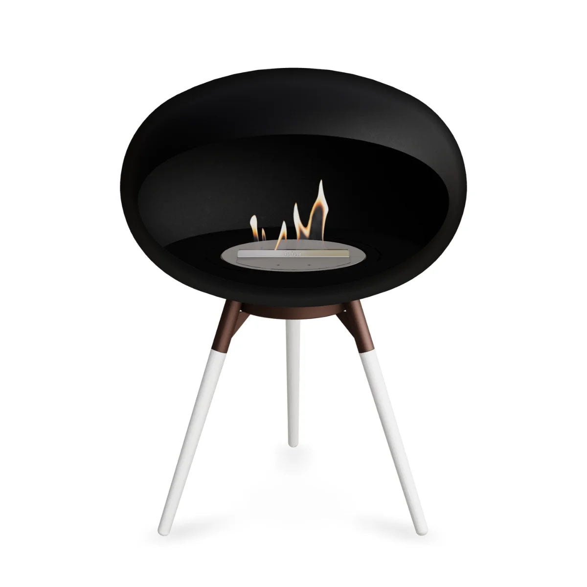 Le Feu Dome 625 - Black Ground Wood Low