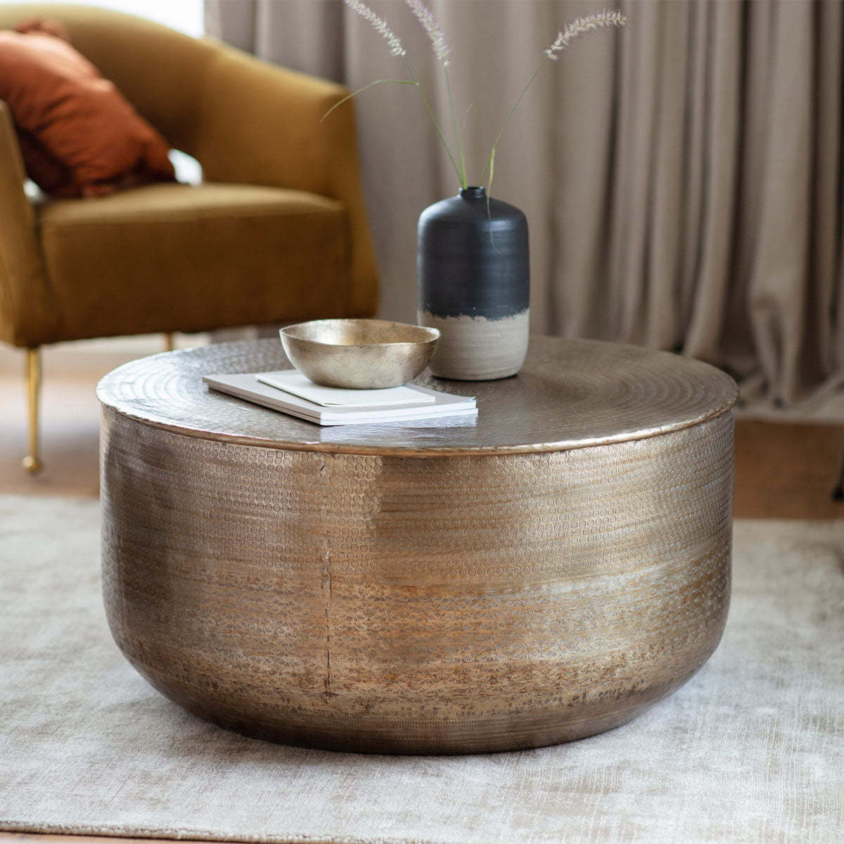 Gallery Direct Ashta Coffee Table 800x800x380mm
