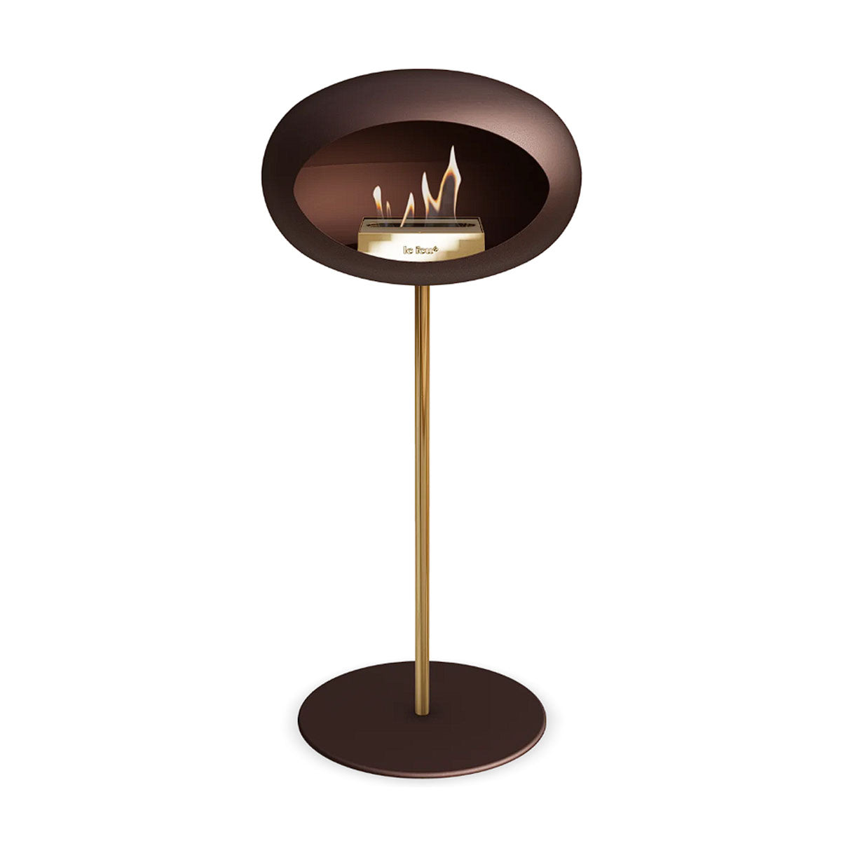 Le Feu Ground Steel High - Mocca - 25mm Pole Width