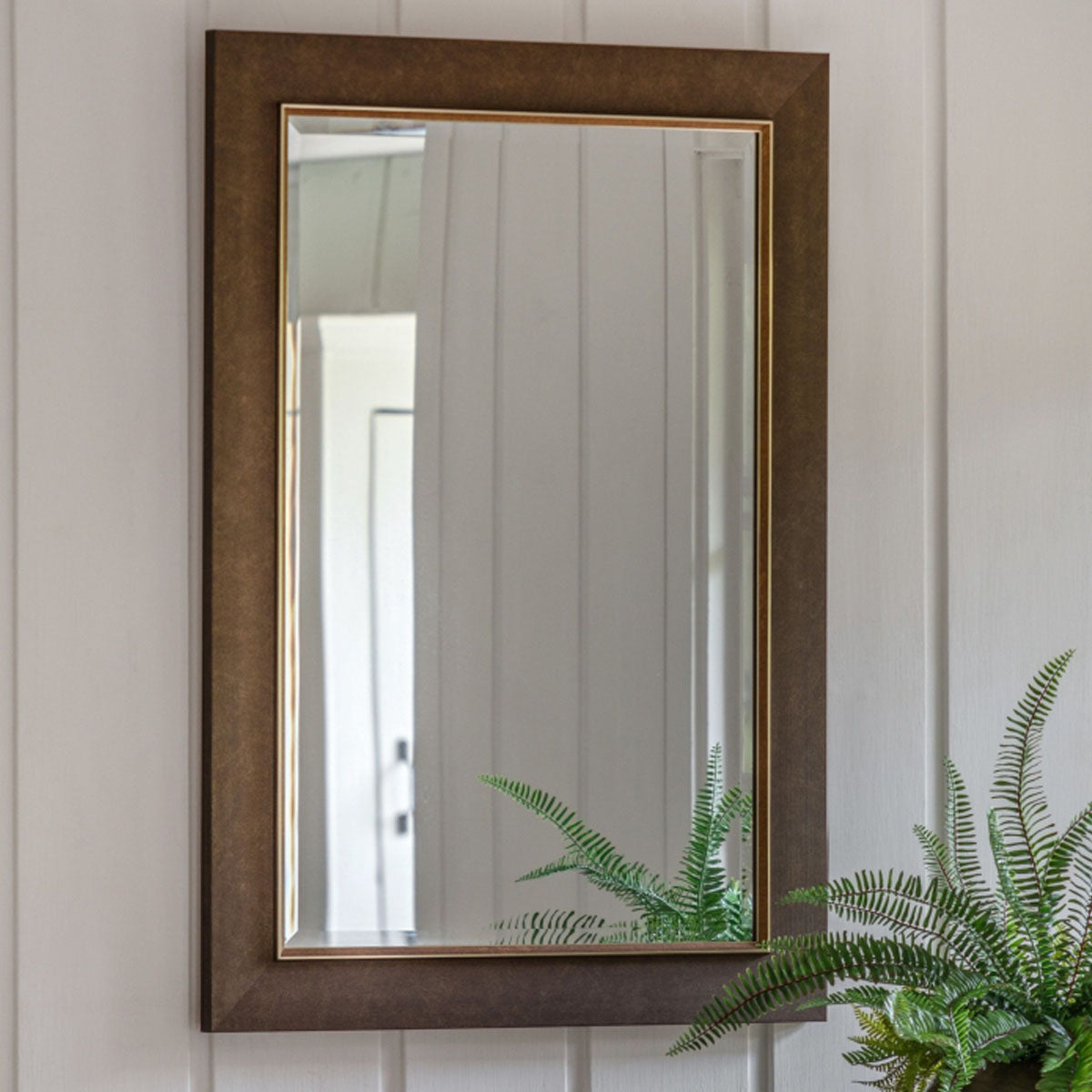 Gallery Direct Richmond Rectangle Mirror Bronze 1070x770mm