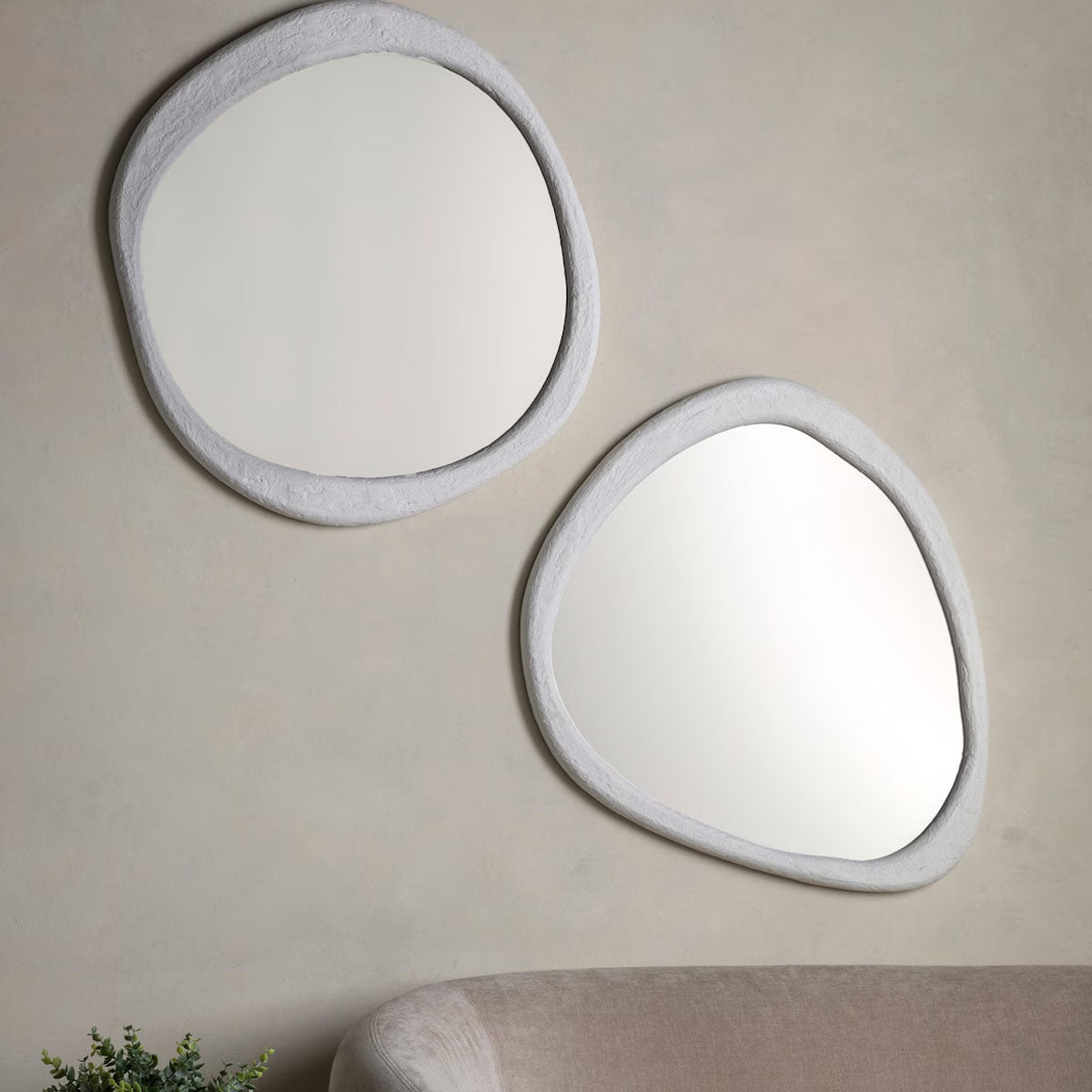 Gallery Direct Como Mirror Pebble 2 620x665mm