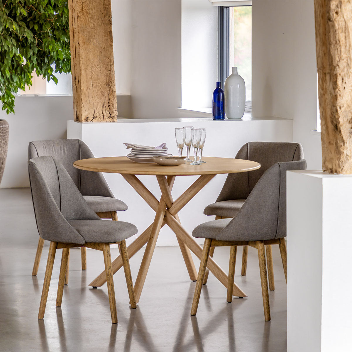 Gallery Direct Korsa Dining Table 1100x1100x760mm