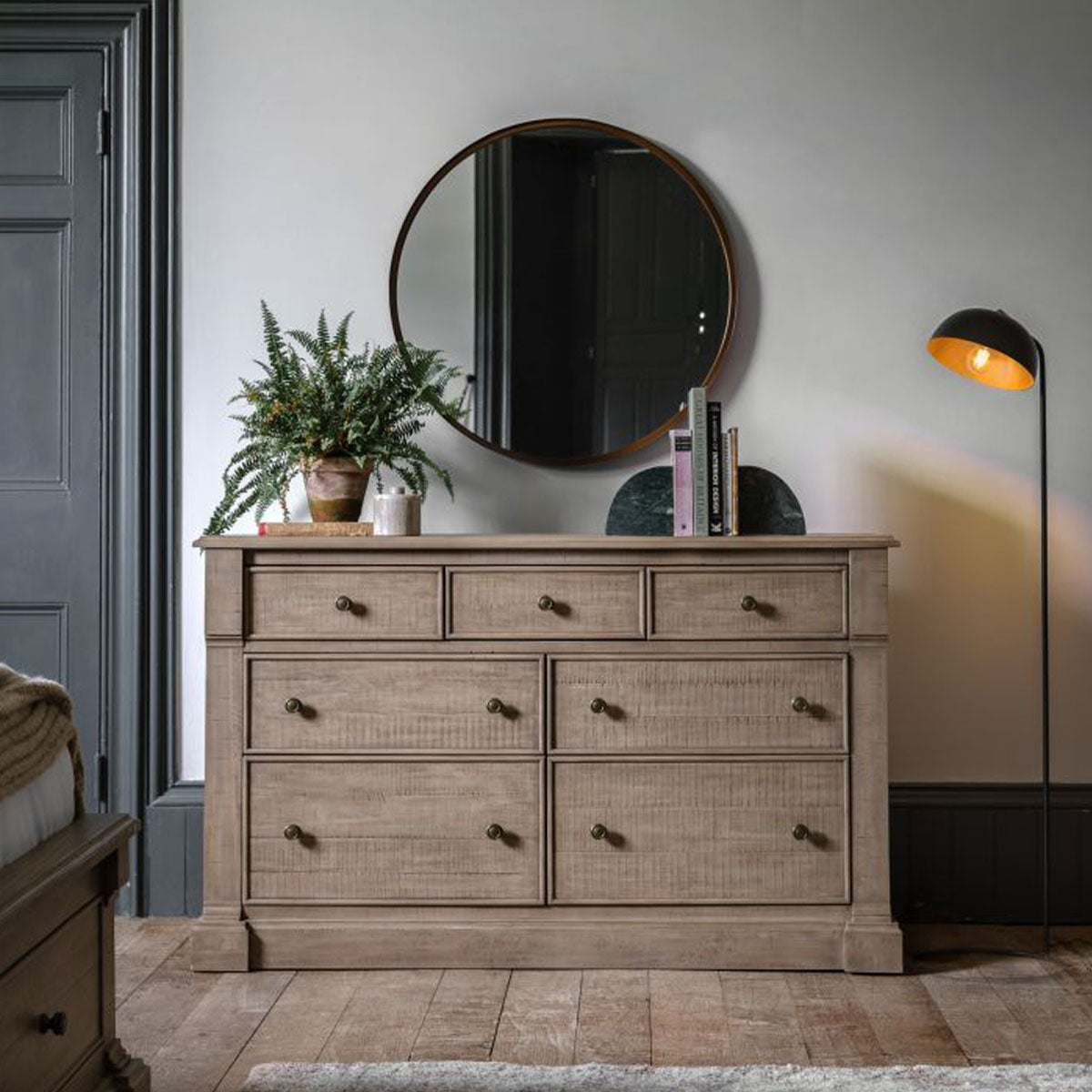 Gallery Direct Vancouver 7 Drawer Chest 1500x485x910mm