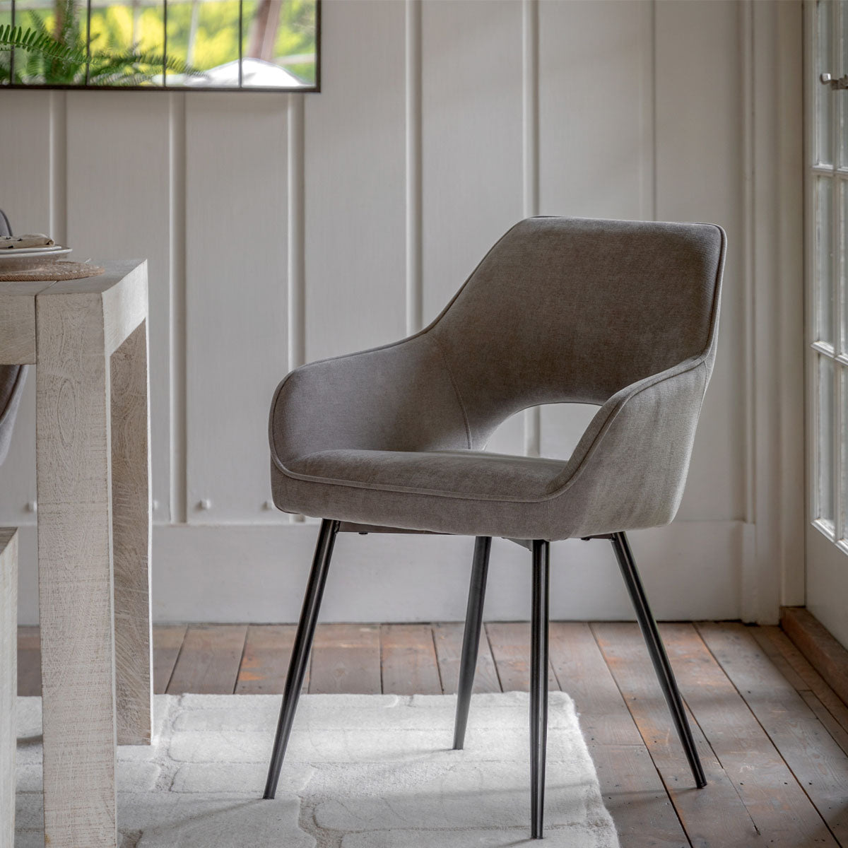 Gallery Direct Ivorra Dining Chair Grey (2pk)
