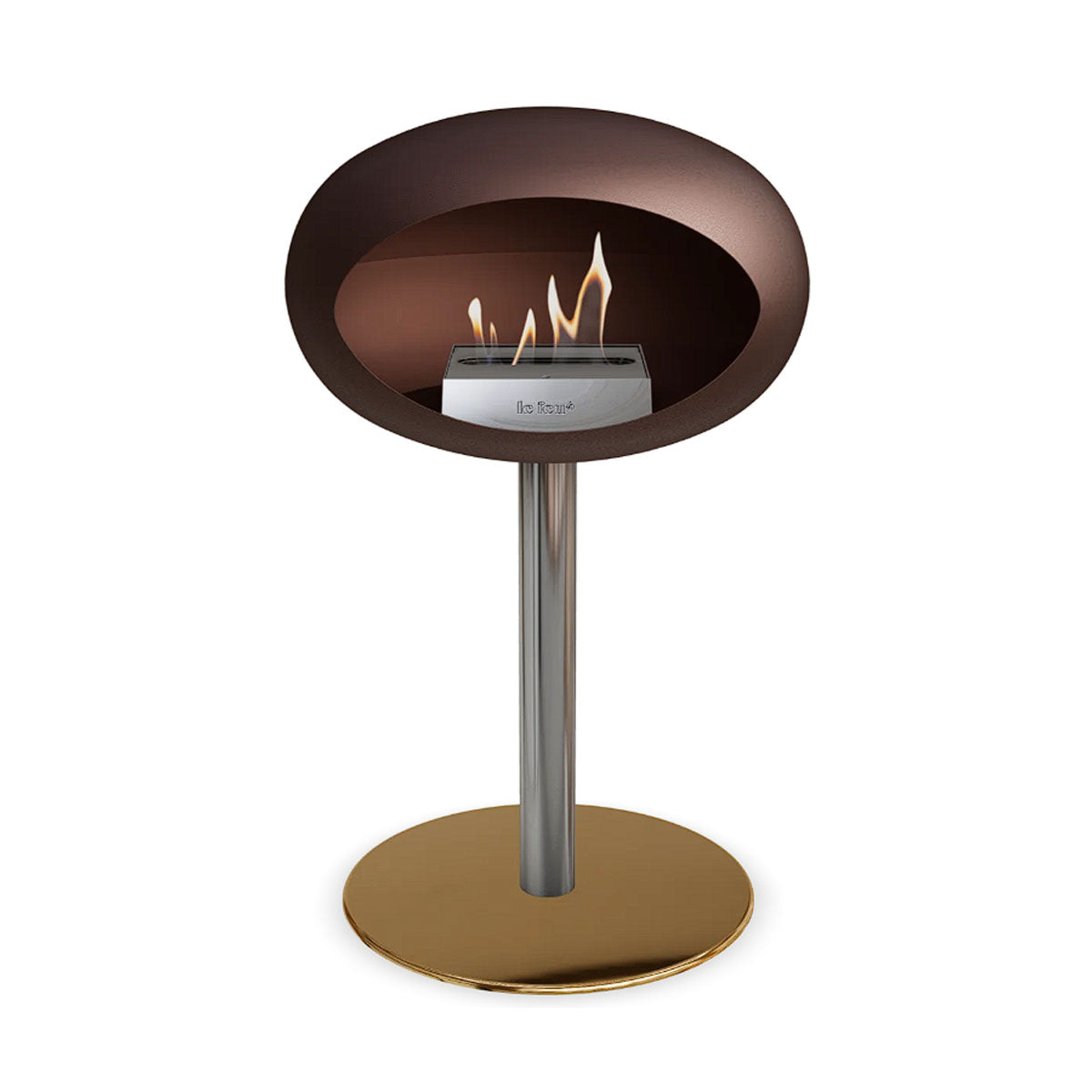 Le Feu Ground Steel Low - Mocca - 60mm Pole Width
