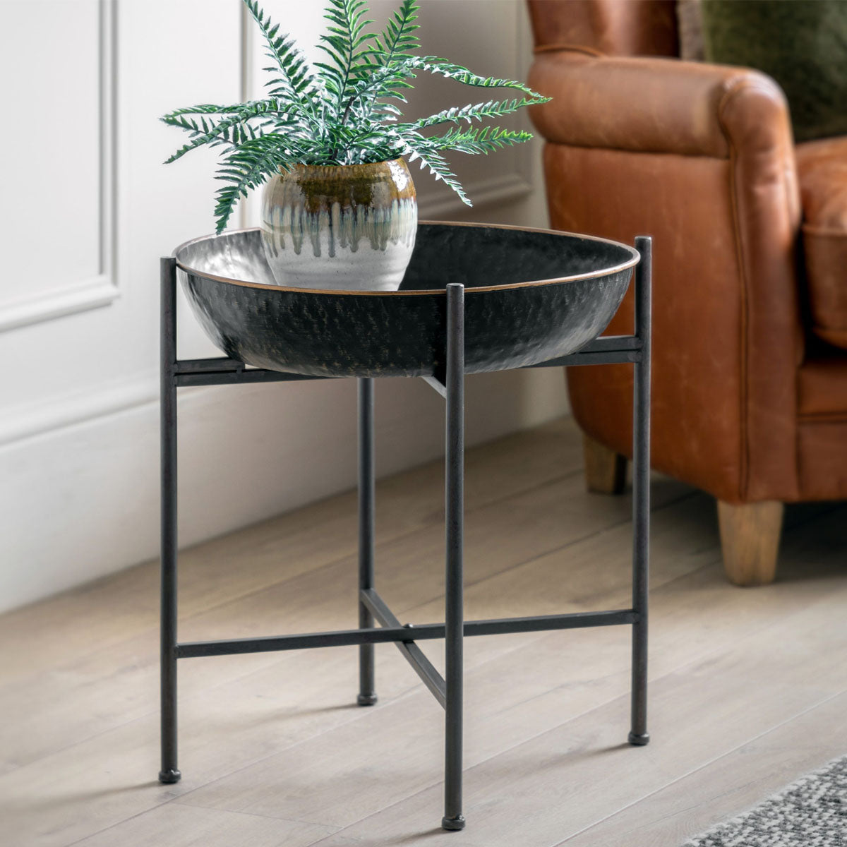 Gallery Direct Wesley Side Table 485x485x520mm