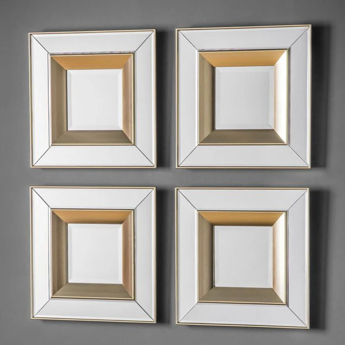 Gallery Direct Phantom Mirror Square 360x360mm (4pk)