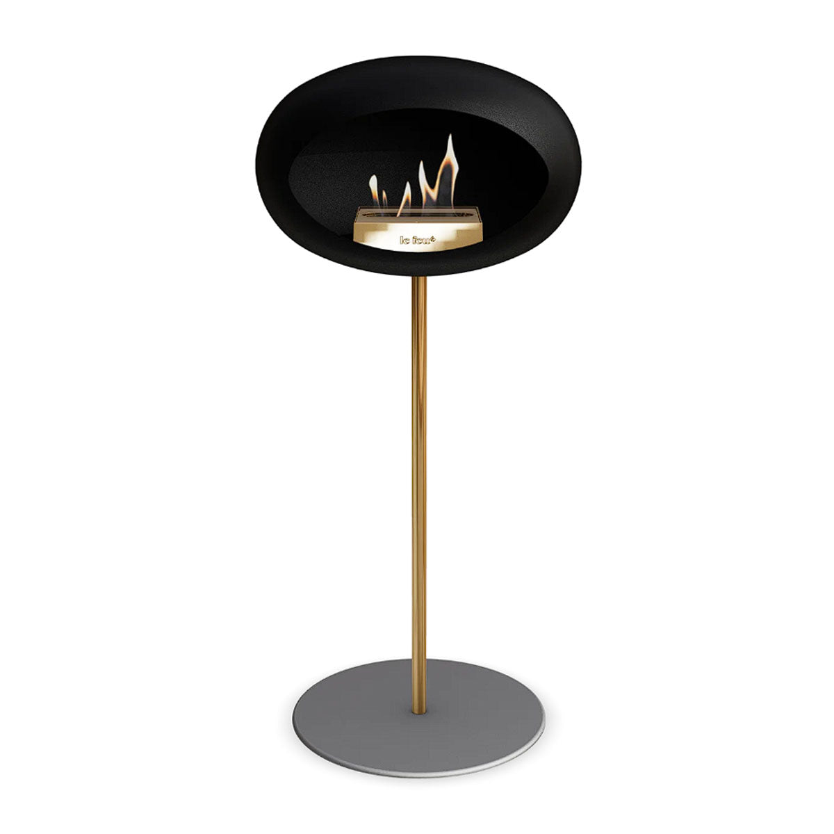 Le Feu Ground Steel High - Black - 25mm Pole Width