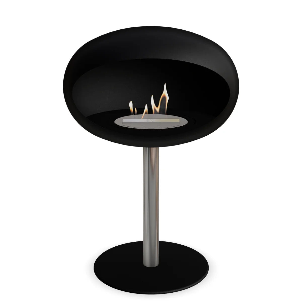 Le Feu Dome 625 - Black Ground Steel Low