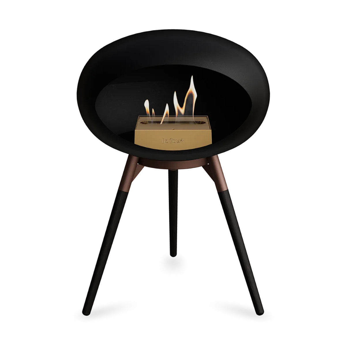 Le Feu Ground Wood Low - Black