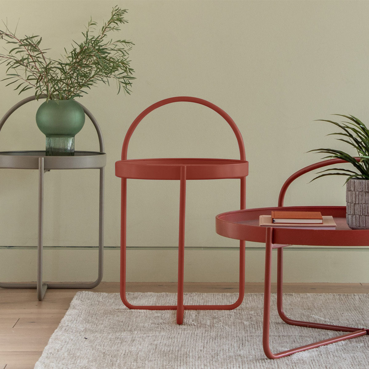 Gallery Direct Melbury Side Table Coral 400x400x660mm