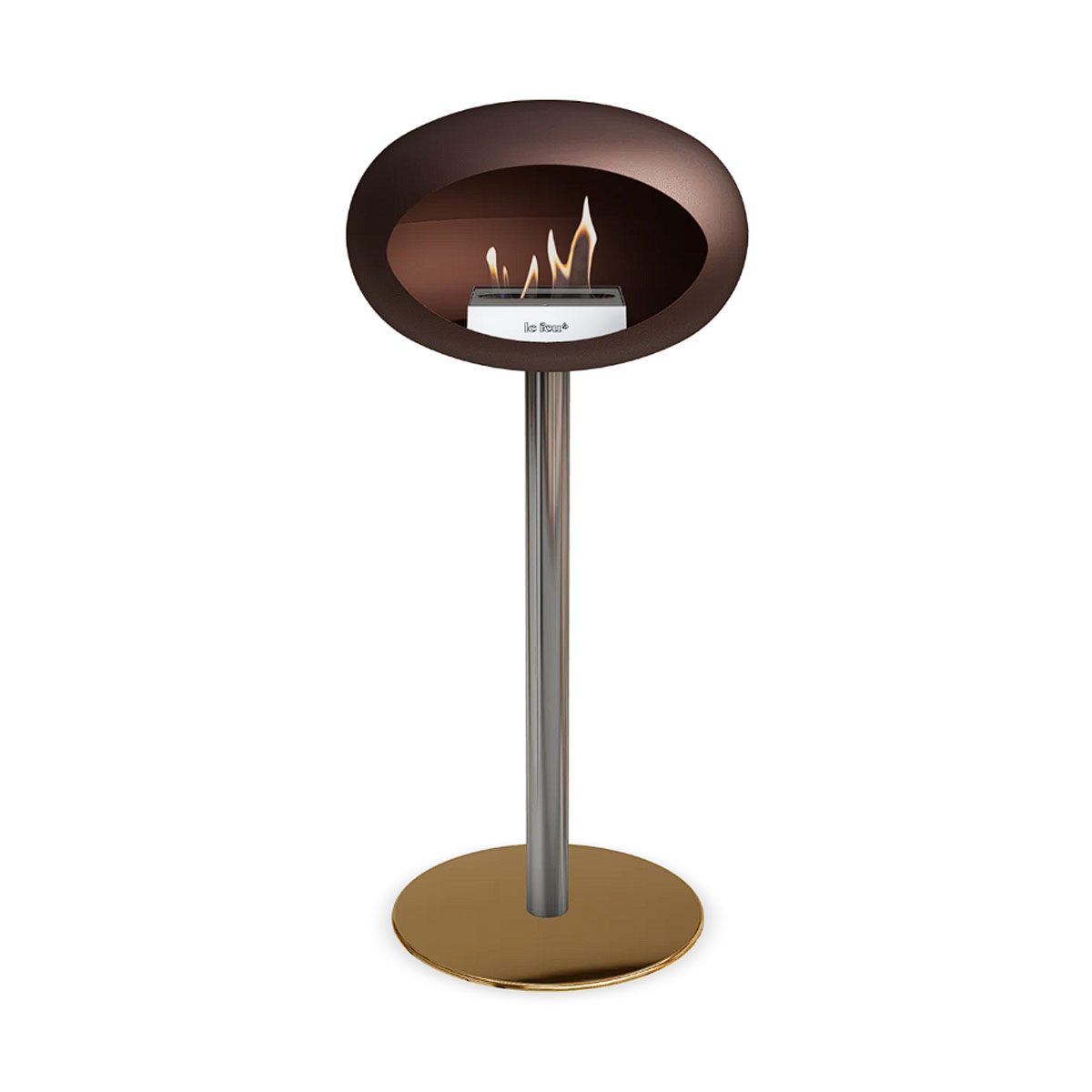 Le Feu Ground Steel High - Mocca - 60mm Pole Width