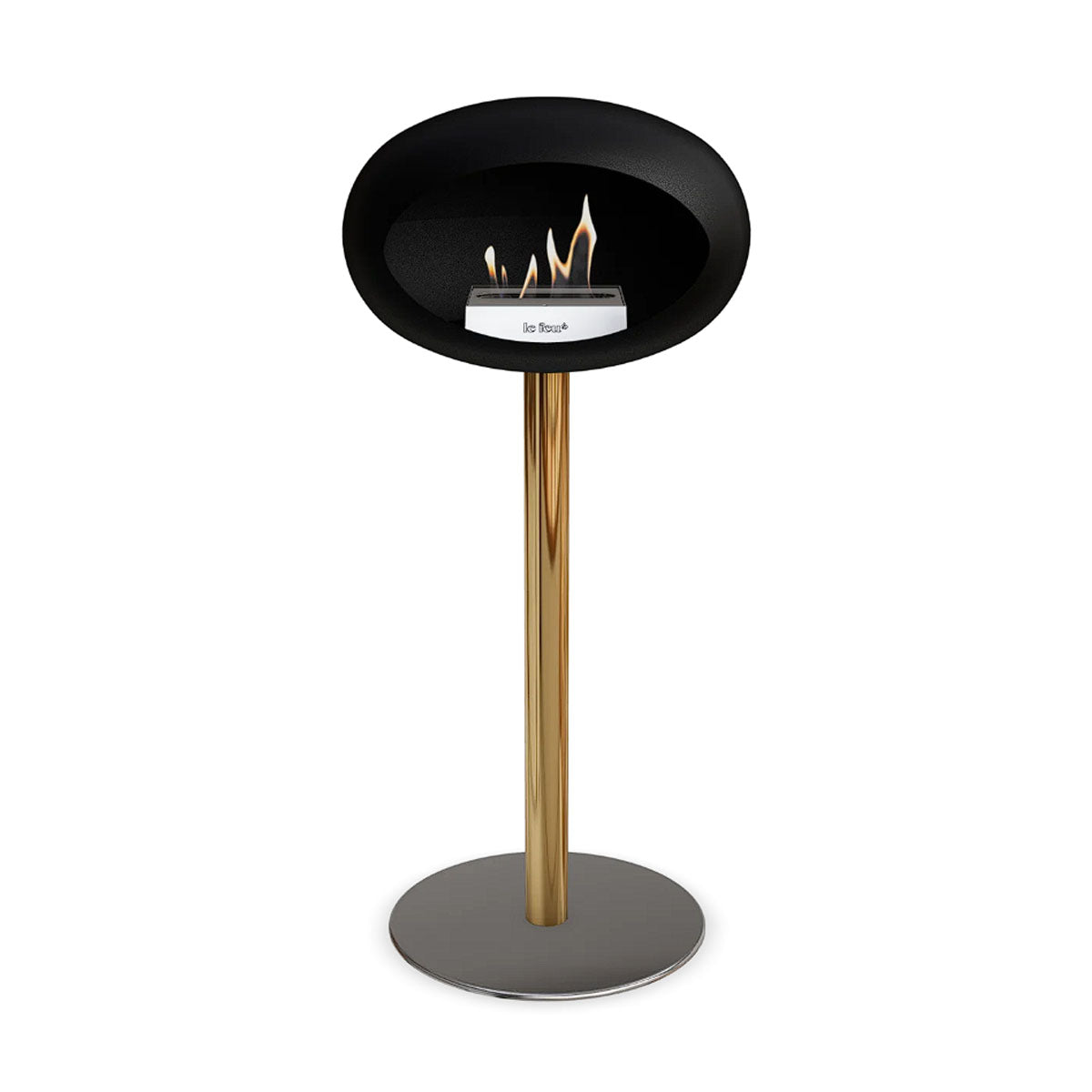Le Feu Ground Steel High - Black - 60mm Pole Width