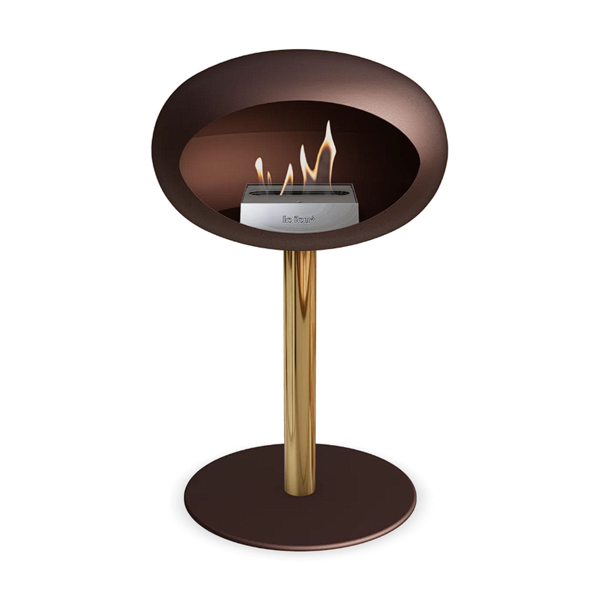 Le Feu Ground Steel Low - Mocca - 60mm Pole Width
