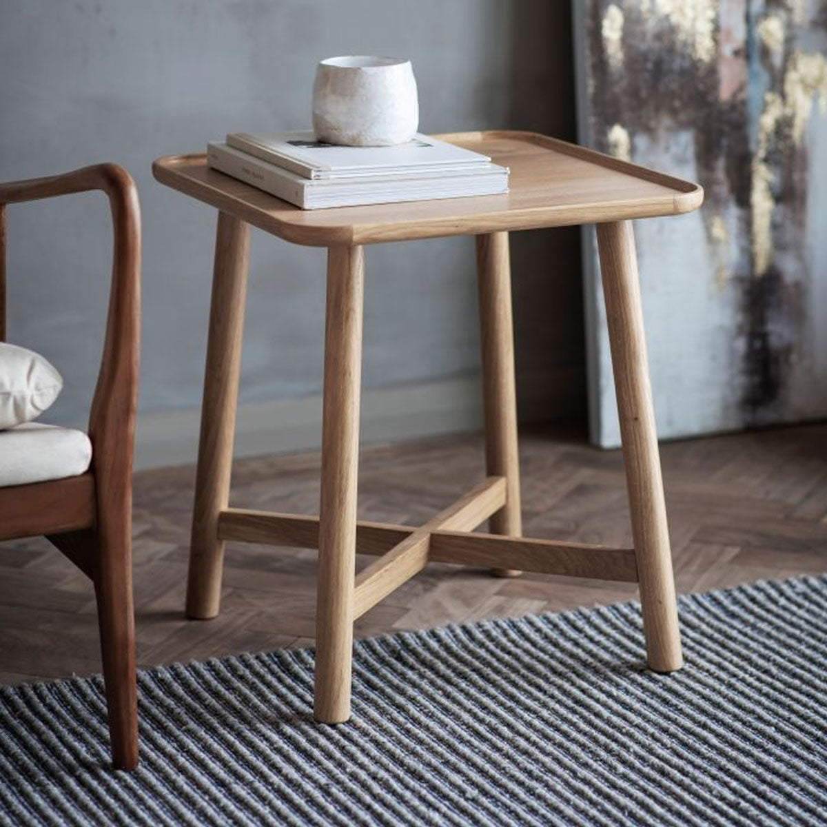 Gallery Direct Kingham Side Table 450x450x550mm