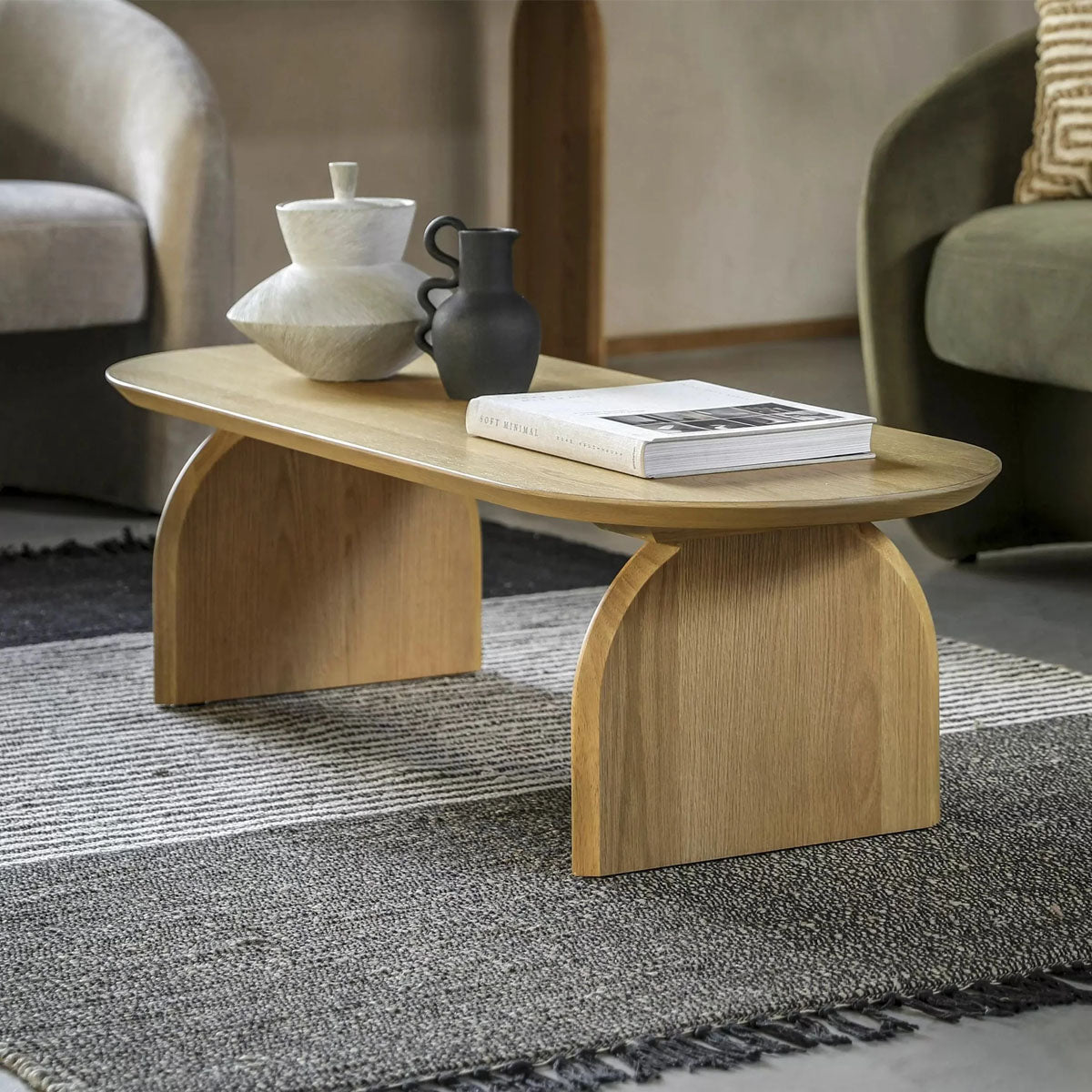 Gallery Direct Geo Coffee Table 1300x500x350mm