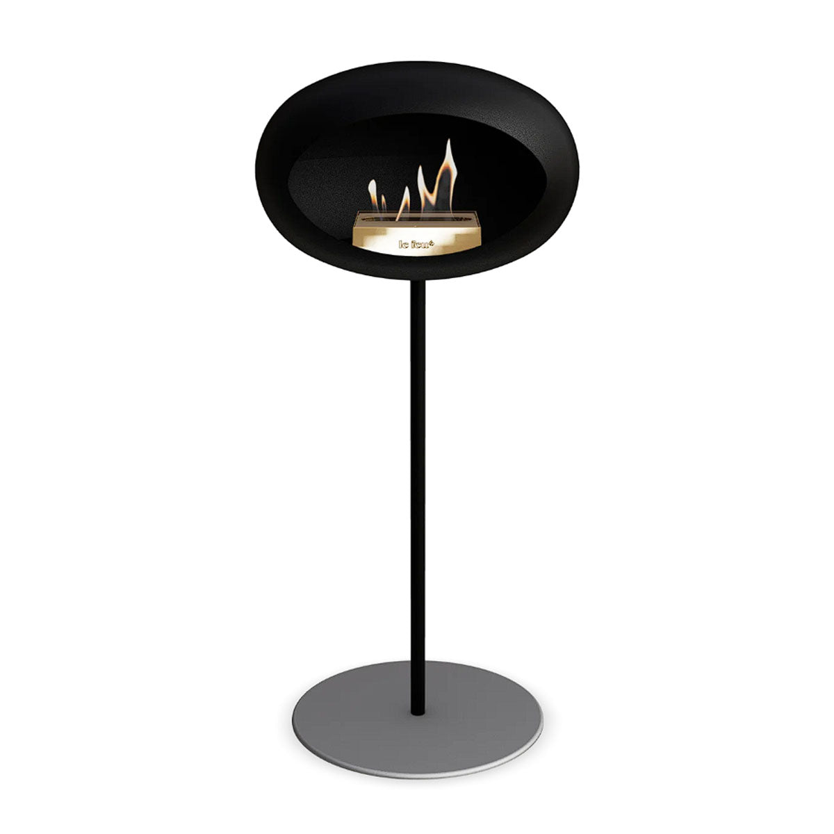 Le Feu Ground Steel High - Black - 25mm Pole Width