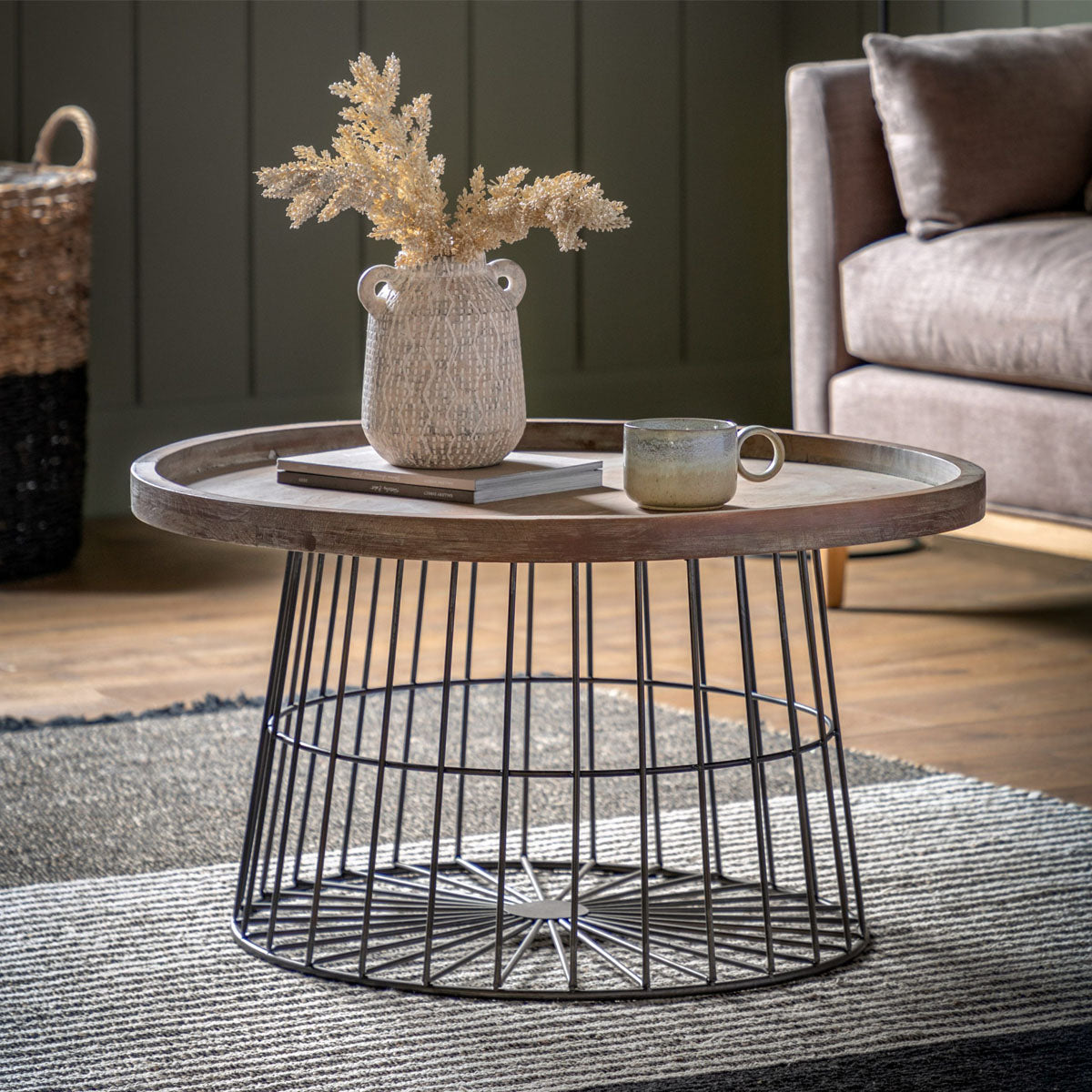 Gallery Direct Menzies Coffee Table 800x800x450mm