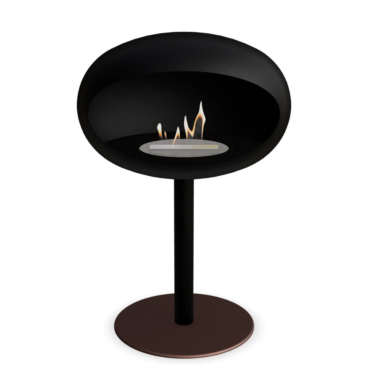 Le Feu Dome 625 - Black Ground Steel Low