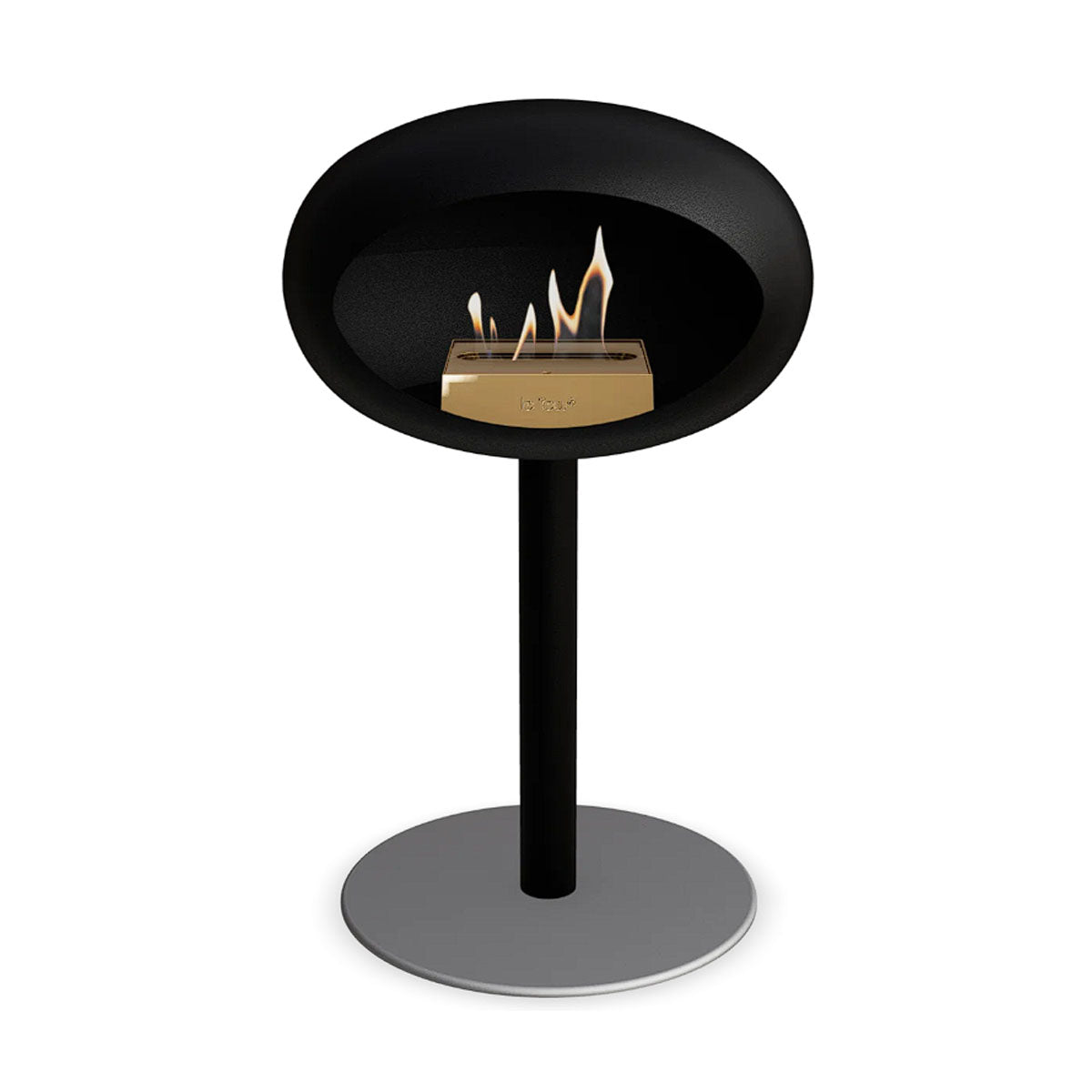 Le Feu Ground Steel Low - Black - 60mm Pole Width