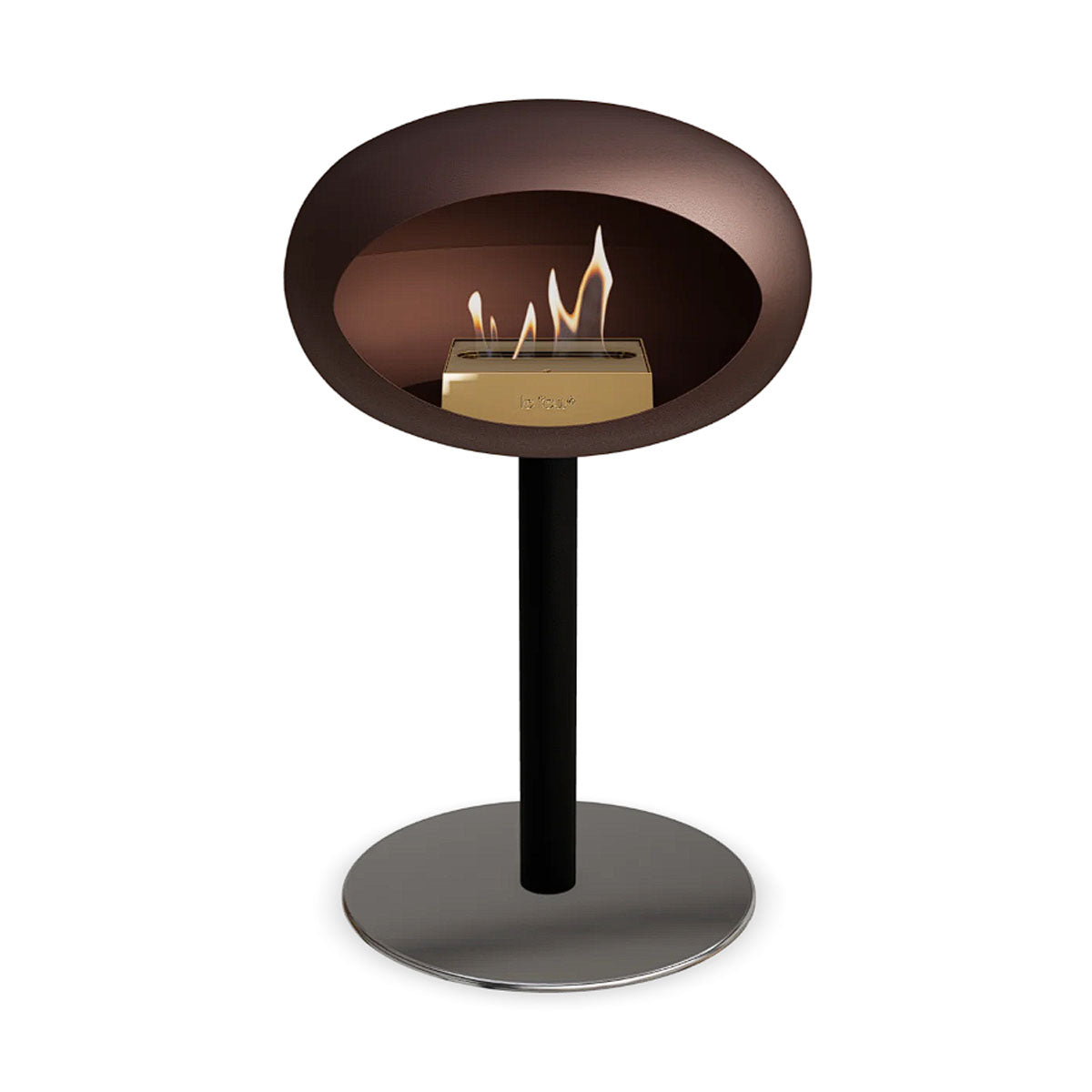 Le Feu Ground Steel Low - Mocca - 60mm Pole Width