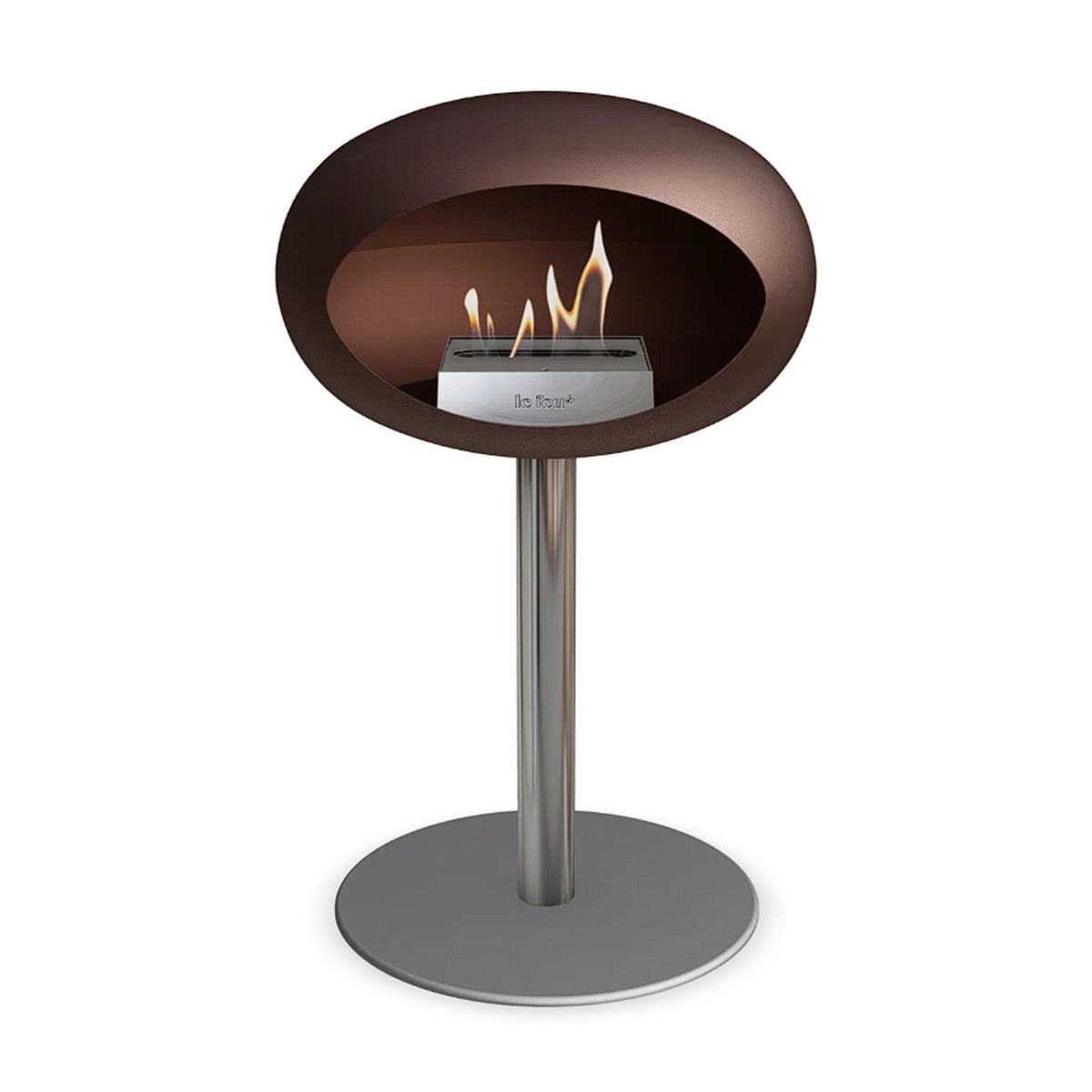 Le Feu Ground Steel Low - Mocca - 60mm Pole Width
