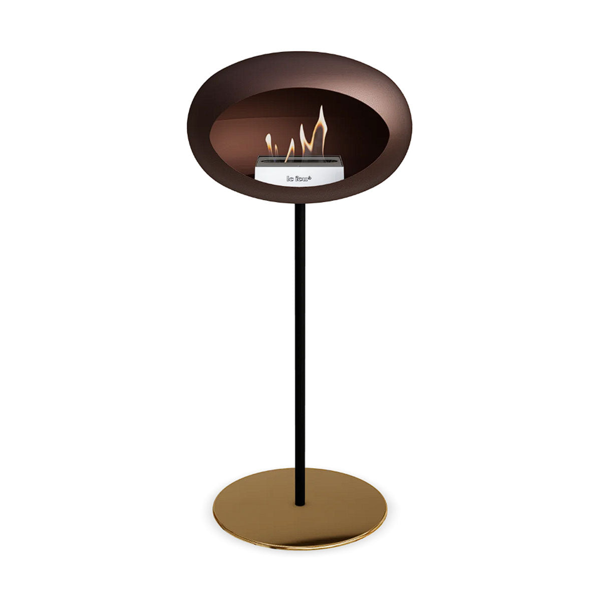 Le Feu Ground Steel High - Mocca - 25mm Pole Width