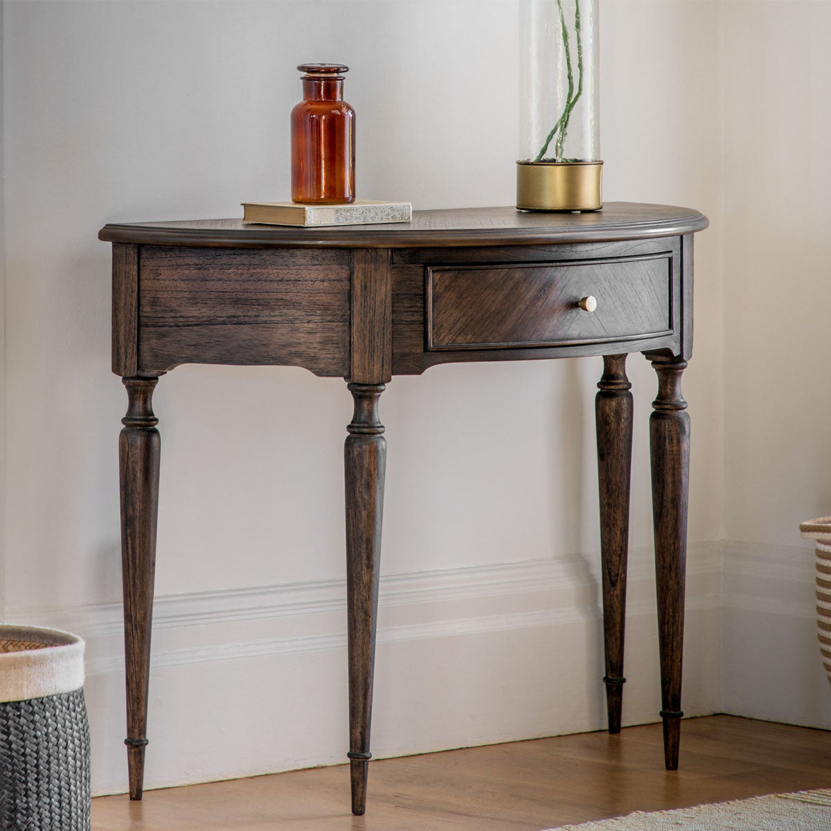 Gallery Direct Madison Demi Lune Table 930x750x400mm