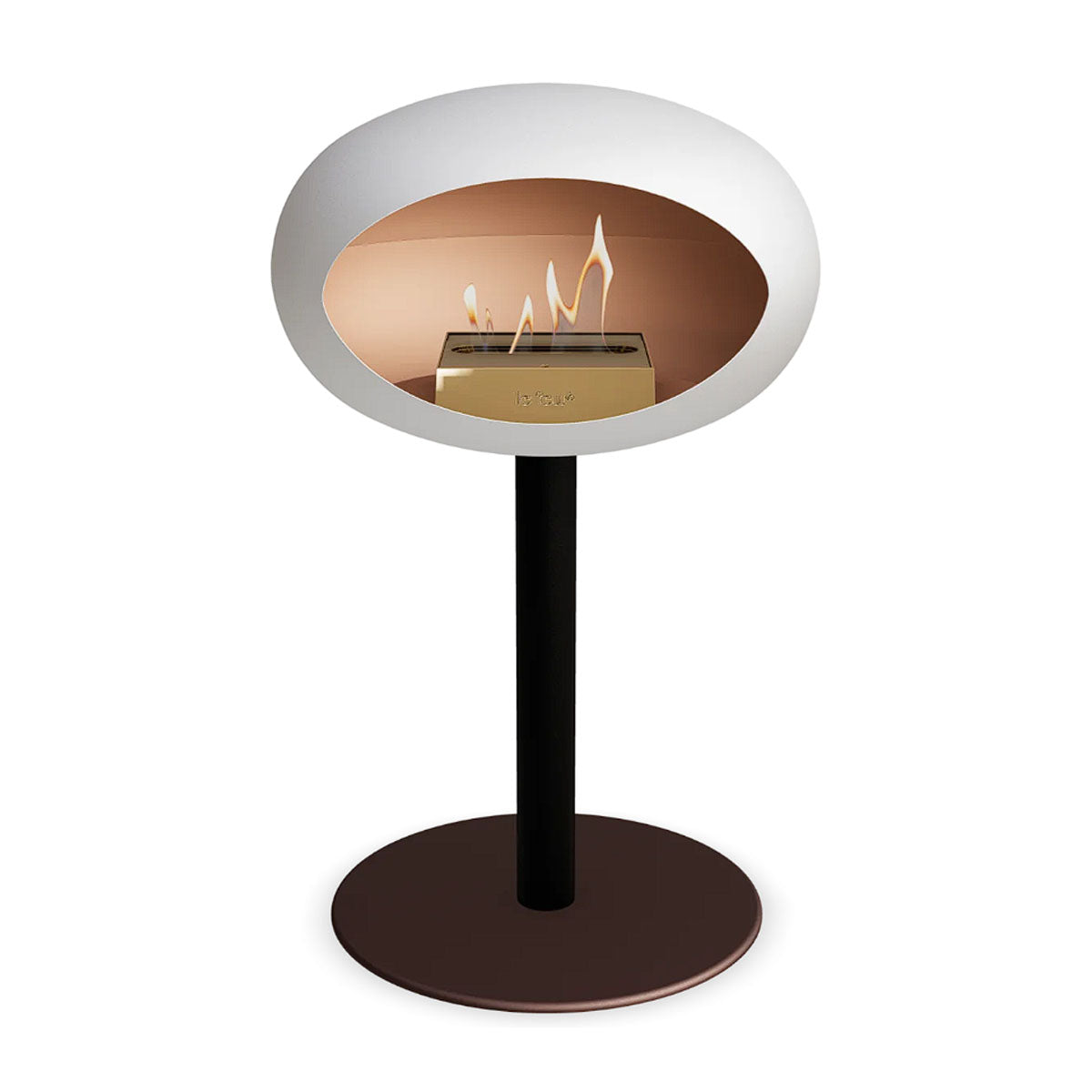 Le Feu Ground Steel Low - White - 60mm Pole Width