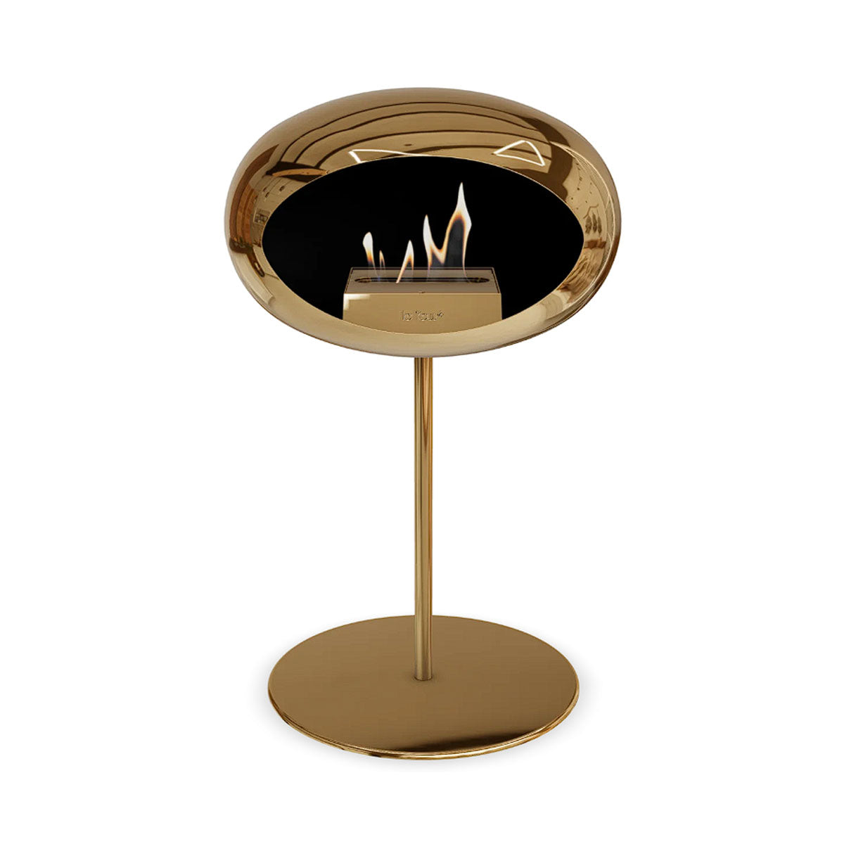 Le Feu Ground Steel Low - Chromed Rose Gold - 25mm Pole Width
