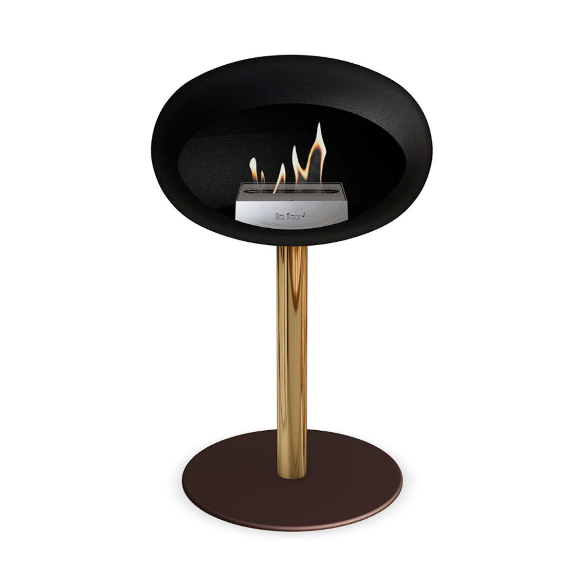 Le Feu Ground Steel Low - Black - 60mm Pole Width